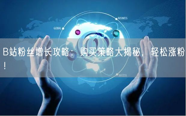 B站粉丝增长攻略：购买策略大揭秘，轻松涨粉！