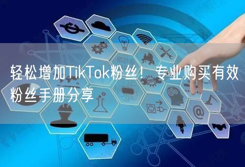 轻松增加TikTok粉丝！专业购买有效粉丝手册分享
