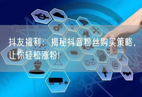 抖友福利：揭秘抖音粉丝购买策略，让你轻松涨粉!