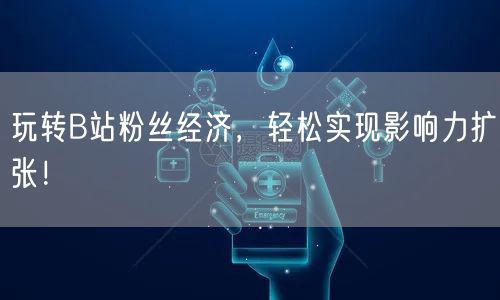 玩转B站粉丝经济，轻松实现影响力扩张！