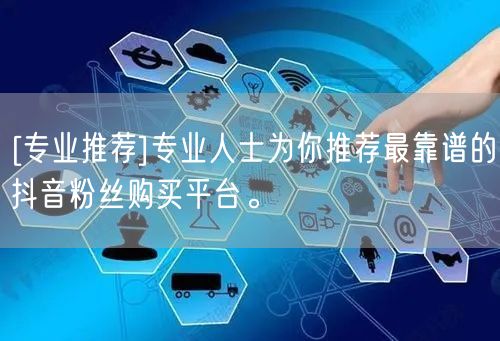 [专业推荐]专业人士为你推荐最靠谱的抖音粉丝购买平台。