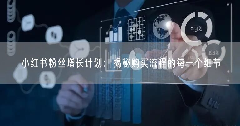 小红书粉丝增长计划：揭秘购买流程的每一个细节