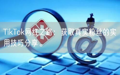 TikTok网红之路：获取真实粉丝的实用技巧分享。